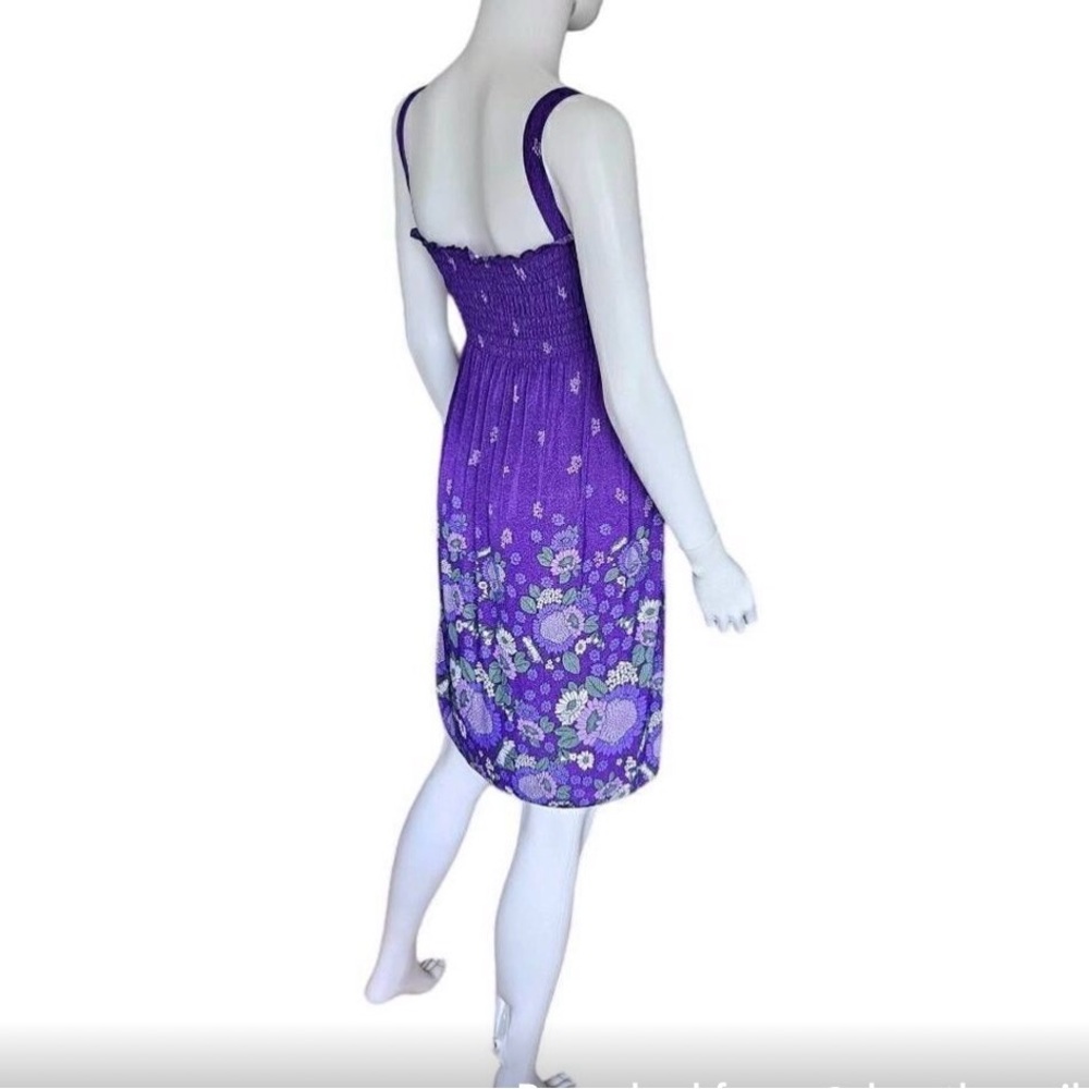 Vibrant Purple babydoll dress - Picture 3 of 8